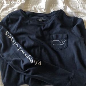 Vineyard Vines Navy Blue Long Sleeve